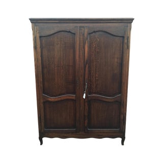 Antique French Country Wardrobe For Sale