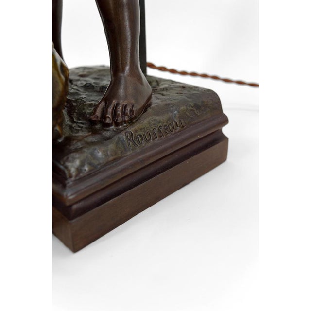 Art Nouveau The Good Soup Lamp by Victor Rousseau, 1900s For Sale - Image 18 of 18