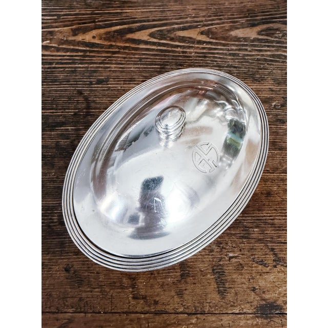 International Silver Vintage Silver Plated Lidded Bowl From the Arrowhead Springs Hotel in California For Sale - Image 4 of 6