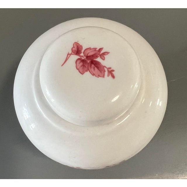 Traditional Miniature Spode Ginger Jar Red Transferware For Sale - Image 3 of 8