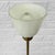 Model 15505 Table Lamp in Brass and Veluria Glass by Harald Notini for Böhlmarks, Sweden, 1940s For Sale - Image 9 of 14