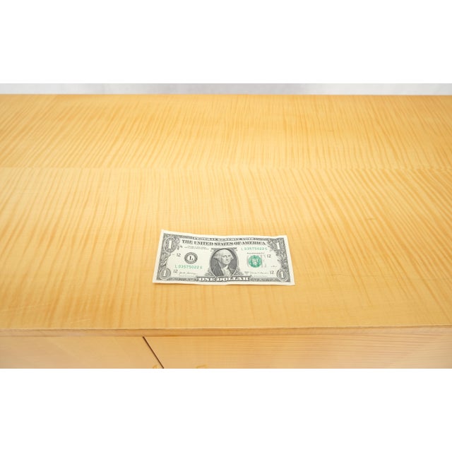 Mid-Century Modern Mid Century c1950s Blond Birch Swedish Modern Side by Side Chifforobe Dresser For Sale - Image 3 of 11