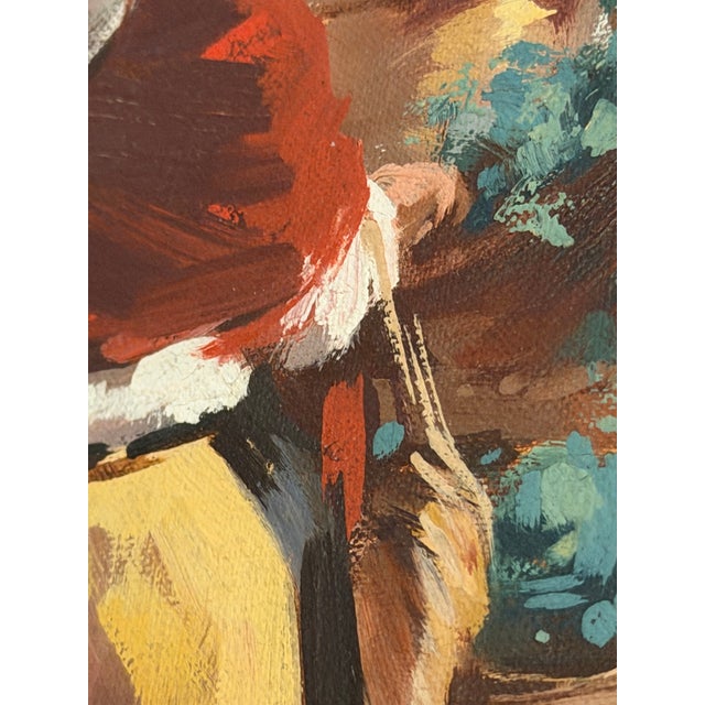 Impressionist Witman Etelka Vízkeleti (1882-1962) Hungarian Impressionist Market Scene Oil on Canvas For Sale - Image 3 of 10