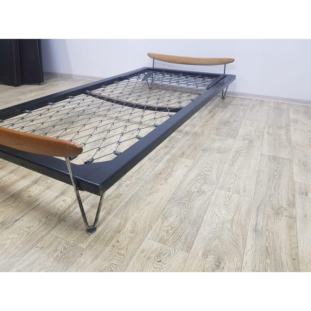 Bed by Fred Ruf for Wohnbedarf, Switzerland, 1950s. For Sale - Image 15 of 18
