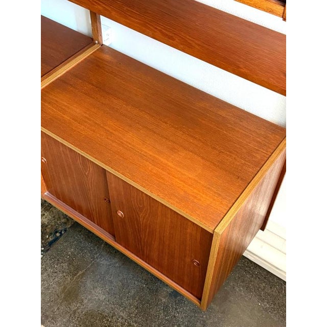 PS System Wall Unit in Teak, 1960s For Sale - Image 4 of 10