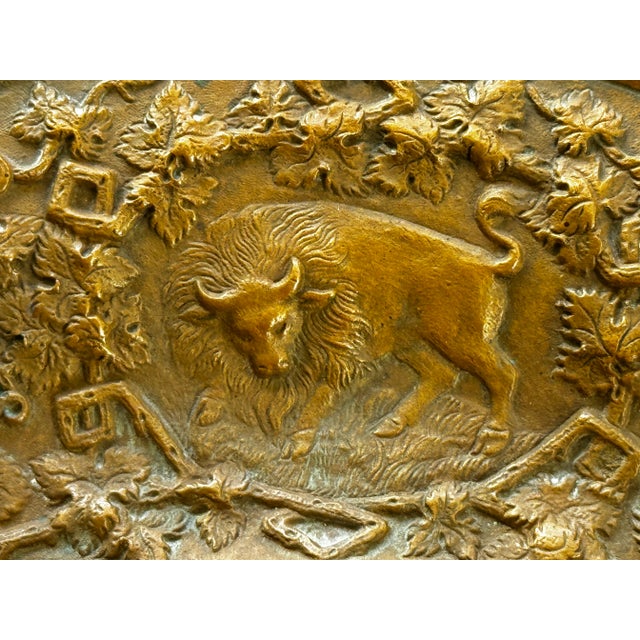 19th Century Bronze French Relief Plaque American Indian War Attack For Sale - Image 5 of 8