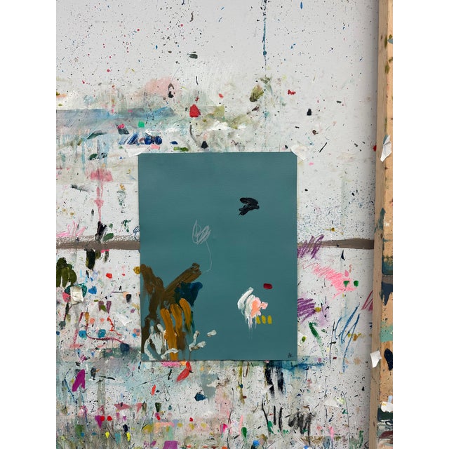 AK Hardeman Abstract Mixed-Media Original Painting, "Distributor ...