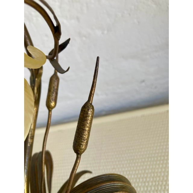 Gold Vintage Art Deco Table Lamp, 1930s For Sale - Image 8 of 11