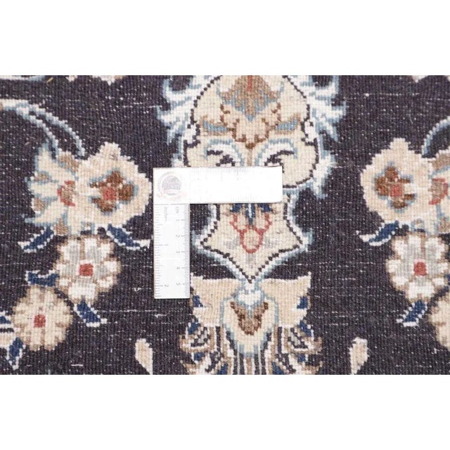 Hand-Knotted Nain Rug with Floral Pattern For Sale - Image 10 of 11