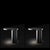 Set of two table lamps "cylinda" designed by angeletti & ruzza in 2017. Table lamp giving direct led light in metal....