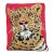 Vintage Handmade Mid-Century Leopard Needlepoint Throw Pillow For Sale