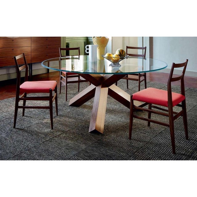 La Rotonda Table in Wood and Glass by Mario Bellini For Sale - Image 11 of 13
