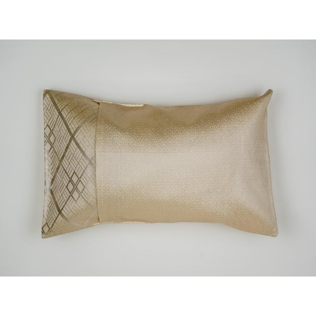 Contemporary The Champagne Hishi Lattice Cushion by Renaras For Sale - Image 3 of 5