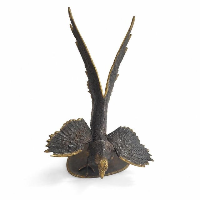 Bronze Pheasant Sculptures, 1950s, Set of 2 For Sale - Image 6 of 9