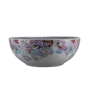 Pasargad DC Modern White Motif Sink Bowl
