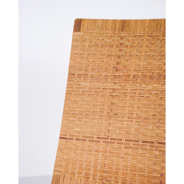 Tan JH 512 The Fireplace Chair in Oak from Hans J. Wegner, 1950s For Sale - Image 8 of 13