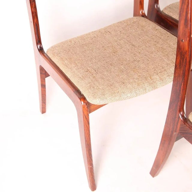Vintage Rosewood Chairs, 1970s, Set of 6 For Sale - Image 9 of 12