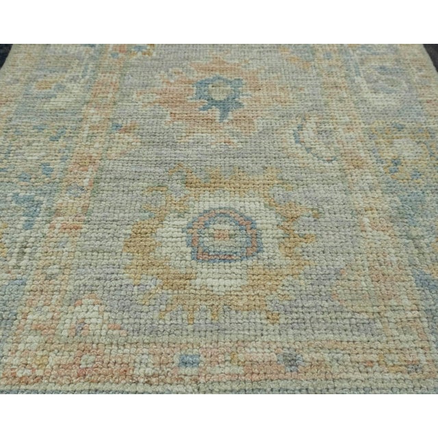 Textile Turkish Oushak Rug 1'9" x 3'3" #17324 For Sale - Image 7 of 8