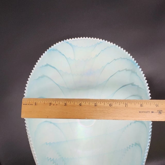Vintage Murano Style Art Glass Shell Shape Tranquility Bowl For Sale In Phoenix - Image 6 of 9