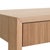 Contemporary Matthew Izzo Home Larkin Fluted Natural Oak and Brass Writing Desk For Sale - Image 3 of 6