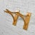 1950s Mid-Century Modern Rattan Wall Brackets a Pair For Sale - Image 5 of 13