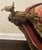 Late 20th Century Vintage Sarreid Neoclassical Style Red Porcelain and Brass Tray Table For Sale - Image 5 of 12