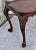 French Antique Carved & Inlaid Walnut French Style Accent Table For Sale - Image 3 of 13