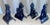 Bring a layer of classic character and rich color to your shelves, console, or mantel with this striking set of four...