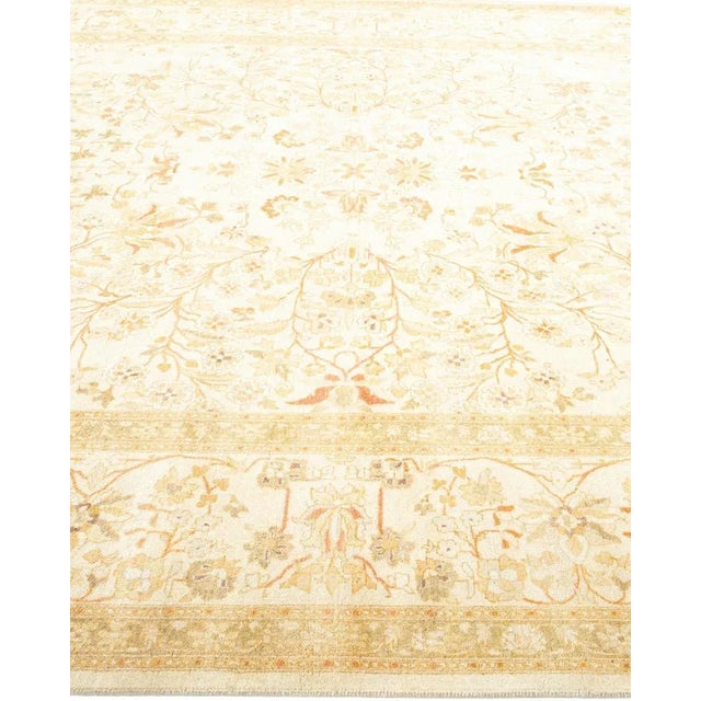 Mogul Collection Hand-Knotted Area Rug - Ivory 8' 2" x 10' 5" For Sale - Image 4 of 9