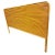 Mid-Century Modern 1950s Restored Wide Mid -Century King Size Stacked Rattan Headboard For Sale - Image 3 of 6