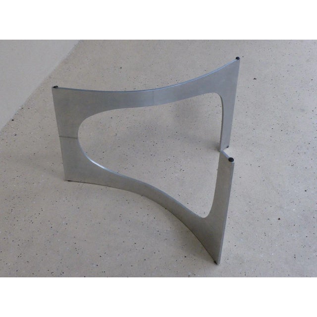 Metal Mid Century Modern Aluminum Sculptural Table by Knut Hesterberg by Bacher Tische For Sale - Image 7 of 11