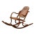 Early 20th Century French Thonet Style Bentwood Child Rocking Chair For Sale