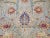 Silk With Textured Wool Hand Knotted Tan Sickle Leaf Design Oriental Rug For Sale - Image 12 of 13