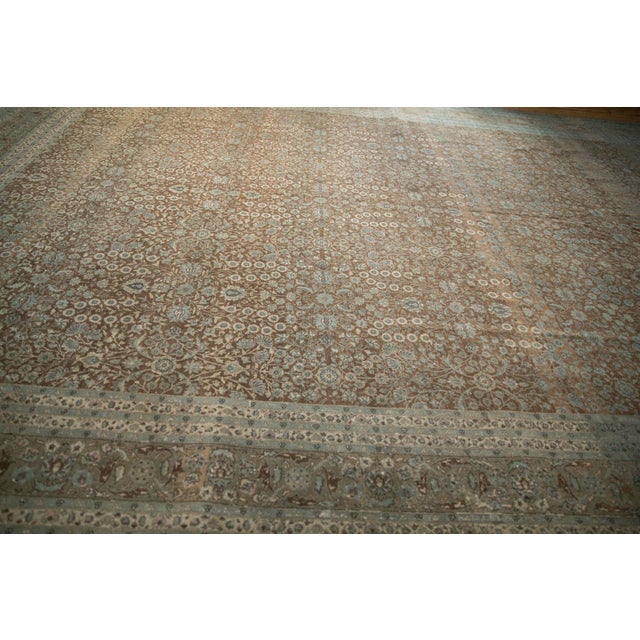 Textile Vintage Distressed Hereke Carpet - 9'9" x 13'8" For Sale - Image 7 of 11
