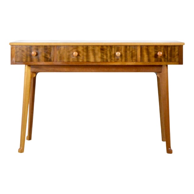 Mid-Century Modern Walnut Console Table from Morris of Glasgow For Sale