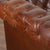 Set of Three Vintage Brown Leather Chesterfield Seating Group With Sofa and Pair of Club Chairs For Sale - Image 17 of 18