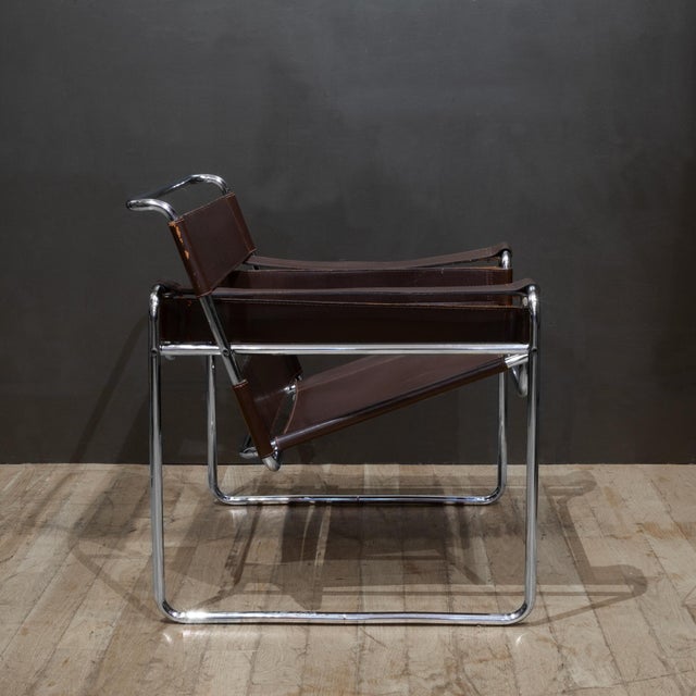 Knoll Mid-Century Wassily Chair by Knoll International c.1959-1970 For Sale - Image 4 of 11