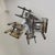 Metal Modernist 16-Light Chandelier in Murano Glass and Steel, 1970s For Sale - Image 7 of 13