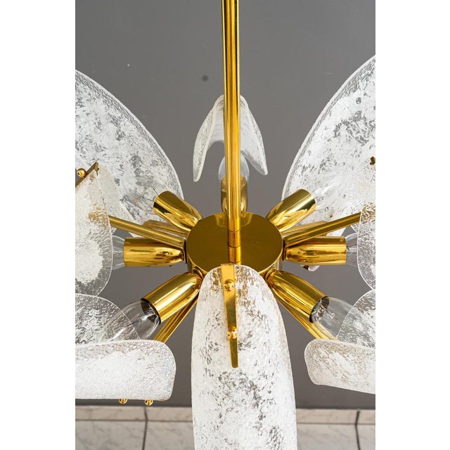 Gold Vintage Chandelier by Rupert Nikoll, 1960s For Sale - Image 8 of 18