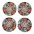 Set of 4 Japanese Imari Porcelain Decorative Dessert Appetizer Plates For Sale