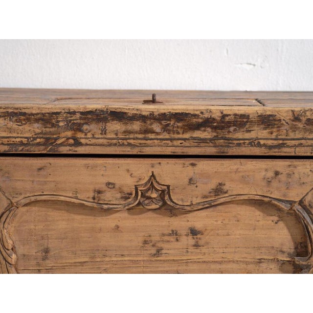 Wood Low Chinese Shanxi Side Cabinet in Elm For Sale - Image 7 of 11