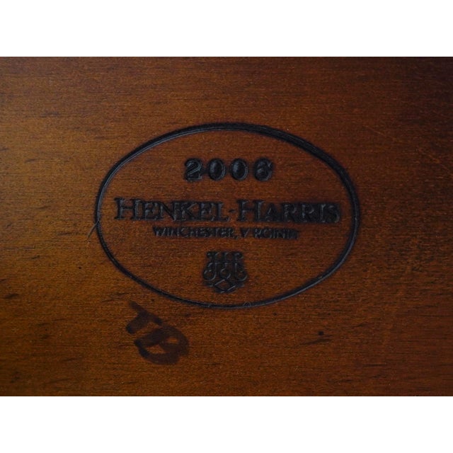 Henkel Harris Model 2276 Flame Mahogany Dining Room Table For Sale - Image 18 of 18