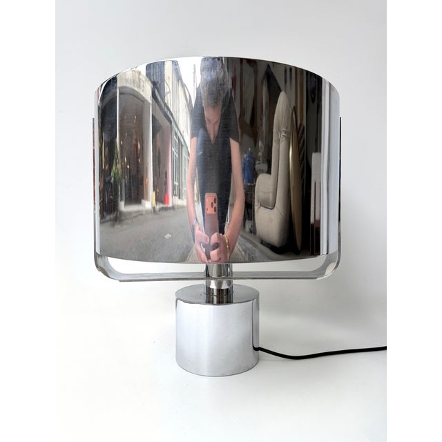 Mid-Century Modern Pair of Lamps Metal by Paolo Caliari for Linea T. Italy, 1970s For Sale - Image 3 of 17