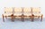 Hans Wegner Ch 31 Teak & Rattan Dining Chairs, Danish Mid Century Modern For Sale - Image 15 of 16