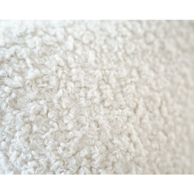 Metal Lounge Chairs by Henry Glass in Oatmeal Bouclé, C. 1950s For Sale - Image 7 of 11