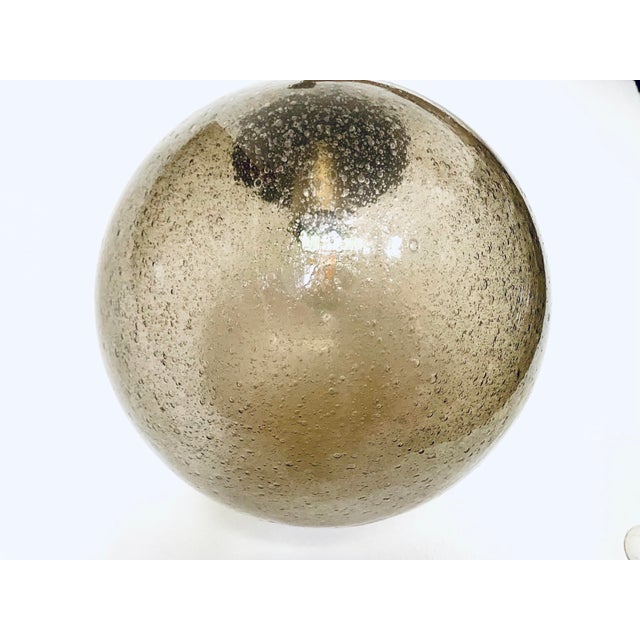 Metal Mid-Century Globe Air Bubbles Ball Hanging Lamp from Peill & Putzler, 1960 For Sale - Image 7 of 13
