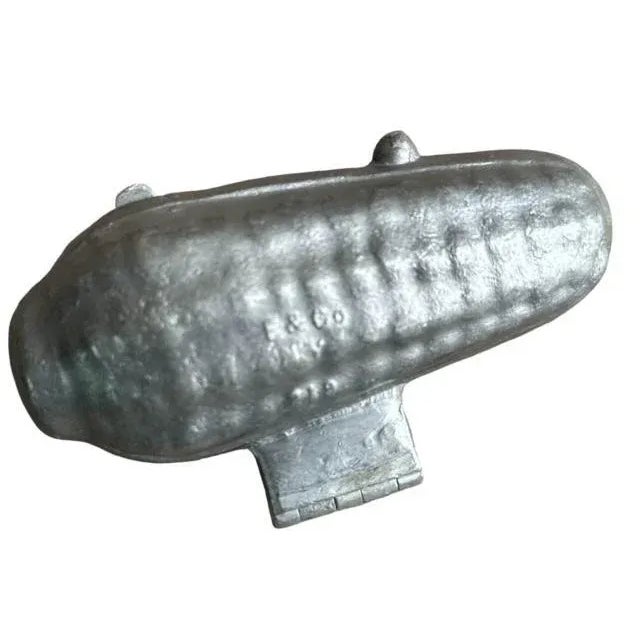 Farmhouse Antique Pewter Ice Cream Corn Mold For Sale - Image 3 of 4