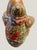 Metal Vintage Japanese Kutani Moriage Hotei Laughing Buddha Statue 10.5" Hand Painted For Sale - Image 7 of 12