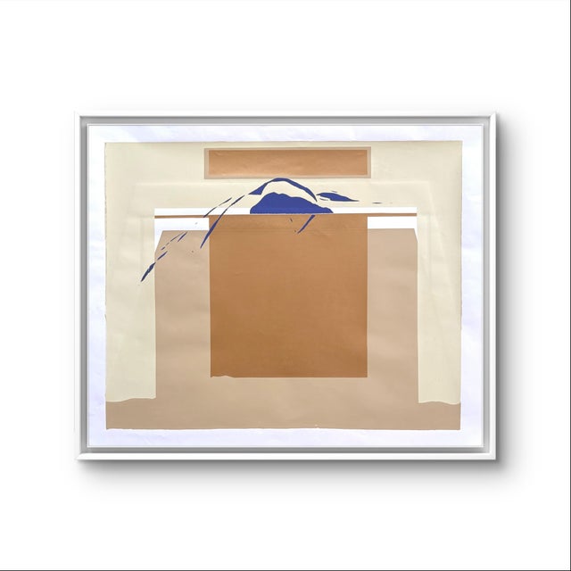 1960s Barbara Beck 1969 Mid Century Modern Screen Print on Paper - Unframed For Sale - Image 5 of 7