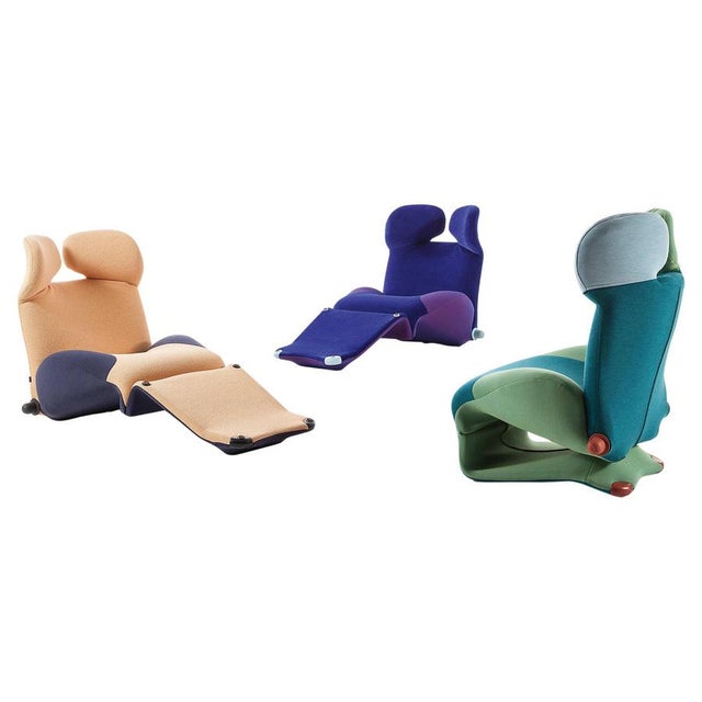 Wink Armchairs by Toshiyuki Kıta for Cassina, Set of 3 For Sale - Image 10 of 10